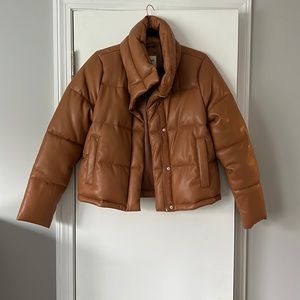 Abercrombie and Fitch vegan leather jacket
